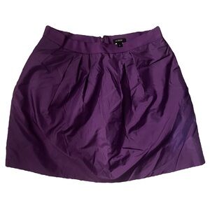 J.Crew - Silk Purple Mini Skirt- Size 2